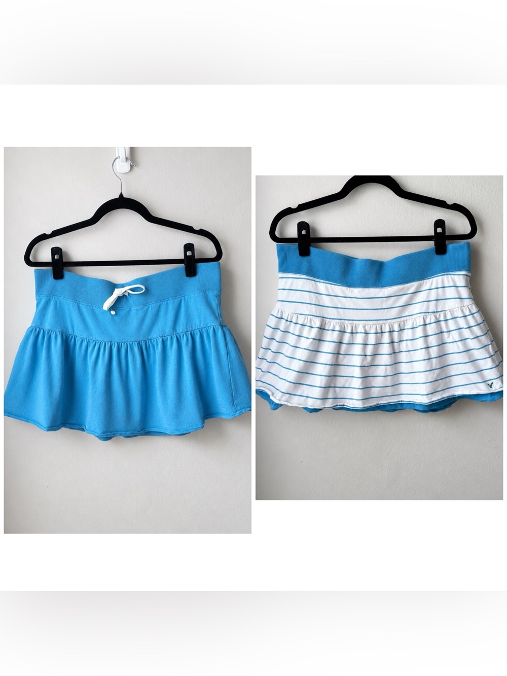 Vintage American Eagle reversible mini skirt-Size L (based on measurements)